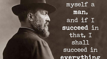 Famous Quote Poster: James A. Garfield – I mean to make myself a man - Wolf & Iron