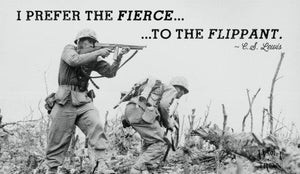 Famous Quotes: Fierce or Flippant – C.S. Lewis - Wolf & Iron