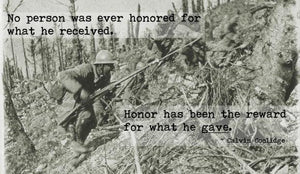 Famous Quotes: Honor is the Reward – Calvin Coolidge - Wolf & Iron