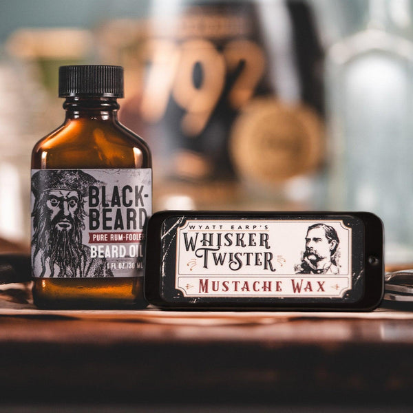 Beard Oil & Mustache Wax Combo - Wolf & Iron