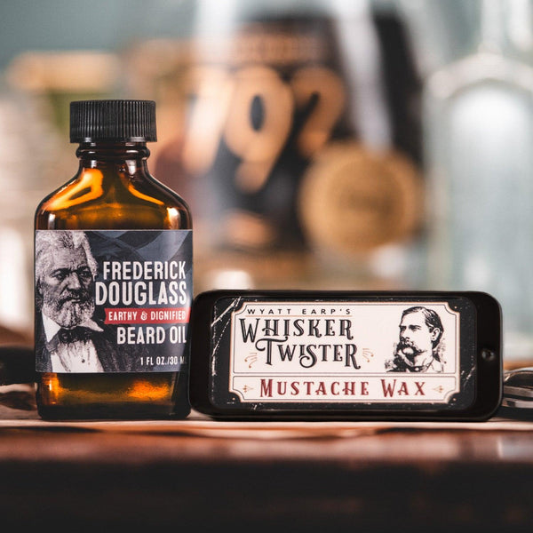 Beard Oil & Mustache Wax Combo - Wolf & Iron