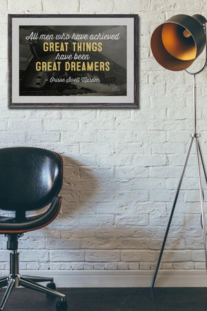 Great Things, Great Dreamers Print - Wolf & Iron